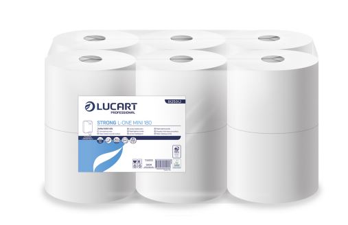 Hartie igienica Lucart L-ONE Mini 180m  2 str. 800 portii/ rola